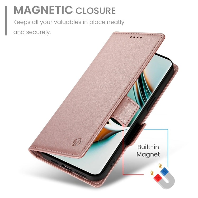 For Realme 11 Pro 5G / 11 Pro+ 5G Side Buckle Magnetic Frosted Leather Phone Case