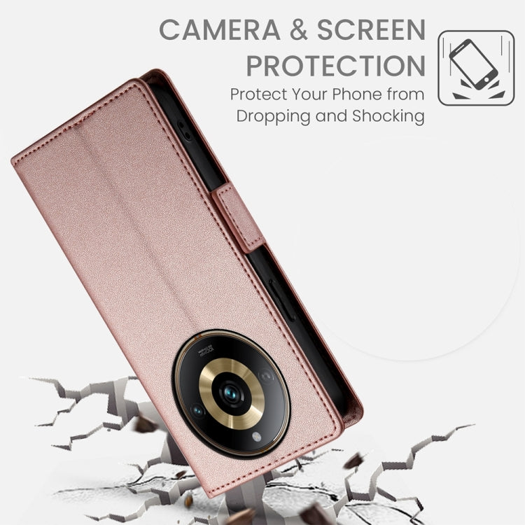 For Realme 11 Pro 5G / 11 Pro+ 5G Side Buckle Magnetic Frosted Leather Phone Case