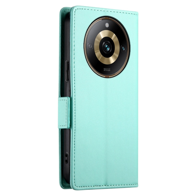 For Realme 11 Pro 5G / 11 Pro+ 5G Side Buckle Magnetic Frosted Leather Phone Case