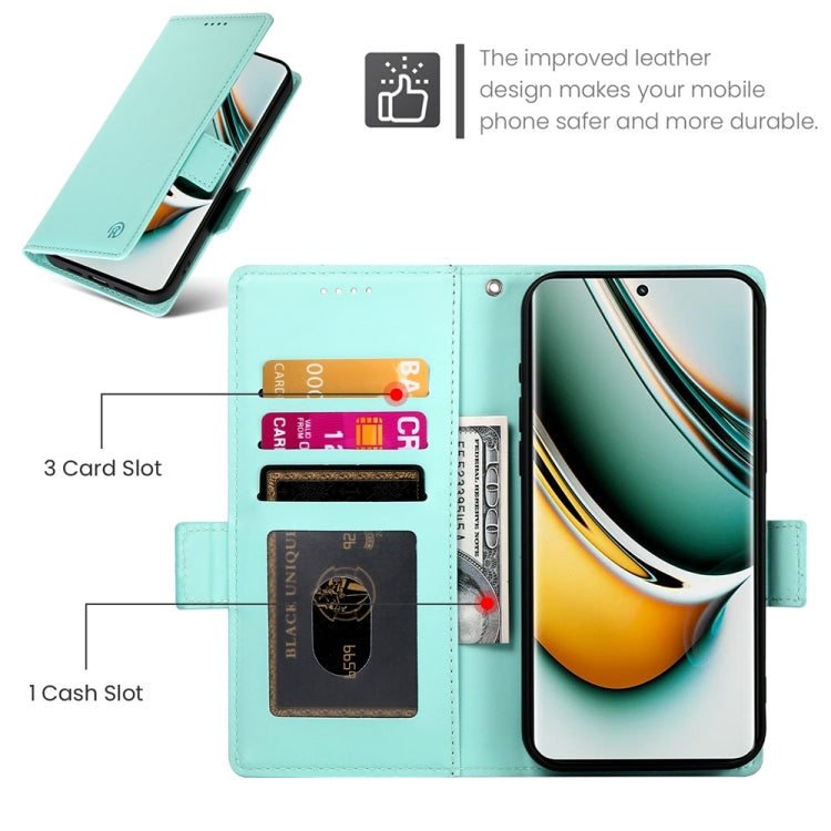 For Realme 11 Pro 5G / 11 Pro+ 5G Side Buckle Magnetic Frosted Leather Phone Case