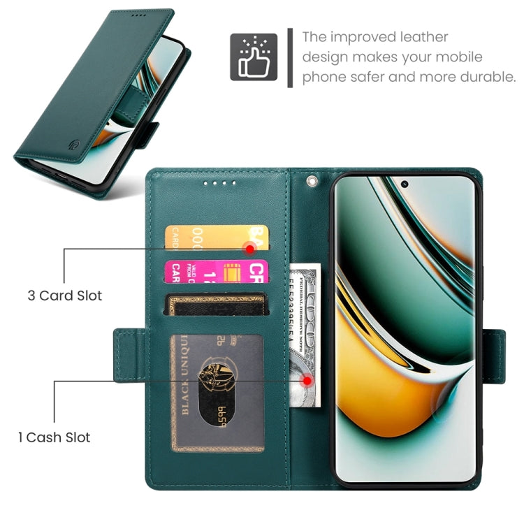 For Realme 11 Pro 5G / 11 Pro+ 5G Side Buckle Magnetic Frosted Leather Phone Case