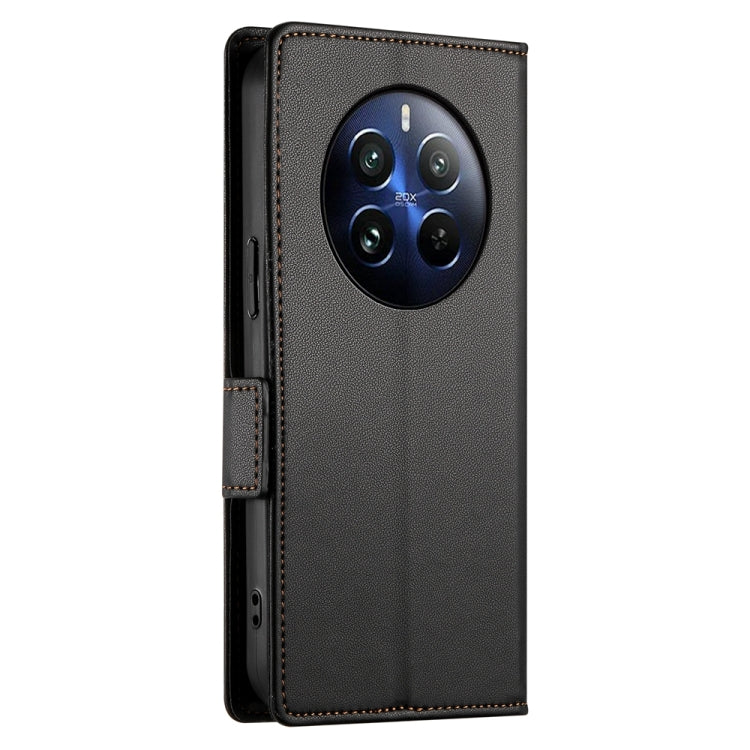 For Realme 12 Pro / 12 Pro+ Side Buckle Magnetic Frosted Leather Phone Case