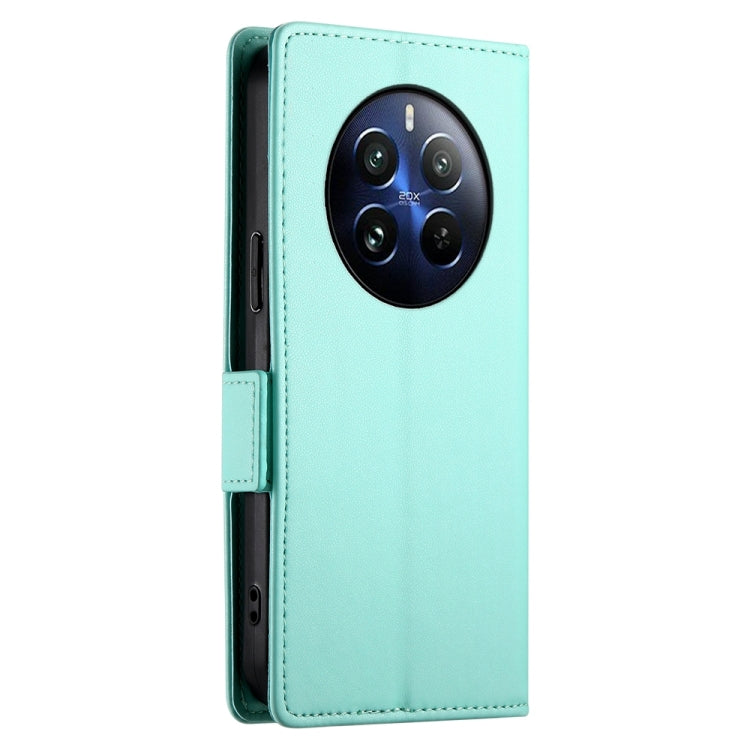 For Realme 12 Pro / 12 Pro+ Side Buckle Magnetic Frosted Leather Phone Case