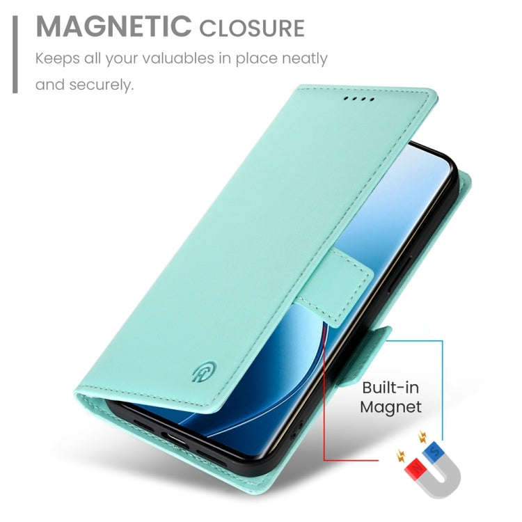 For Realme 12 Pro / 12 Pro+ Side Buckle Magnetic Frosted Leather Phone Case