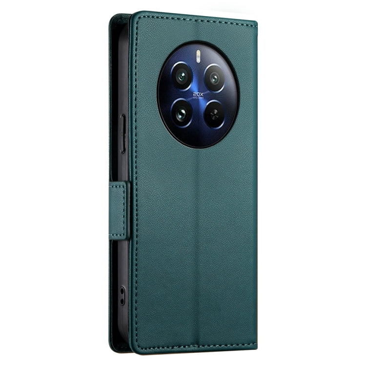 For Realme 12 Pro / 12 Pro+ Side Buckle Magnetic Frosted Leather Phone Case