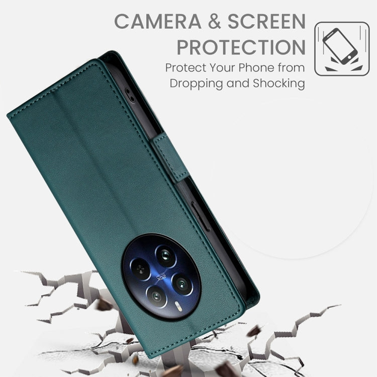 For Realme 12 Pro / 12 Pro+ Side Buckle Magnetic Frosted Leather Phone Case