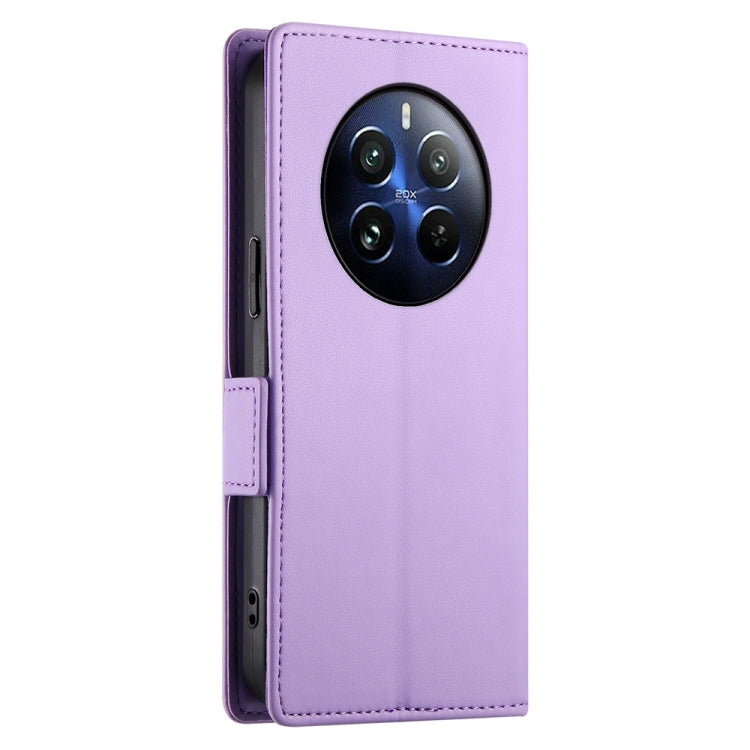 For Realme 12 Pro / 12 Pro+ Side Buckle Magnetic Frosted Leather Phone Case