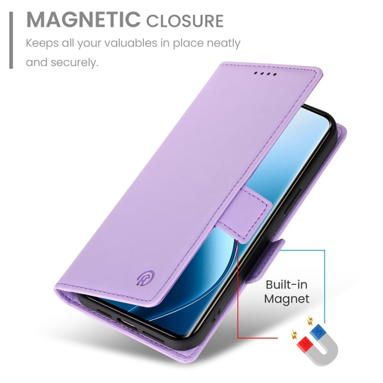 For Realme 12 Pro / 12 Pro+ Side Buckle Magnetic Frosted Leather Phone Case