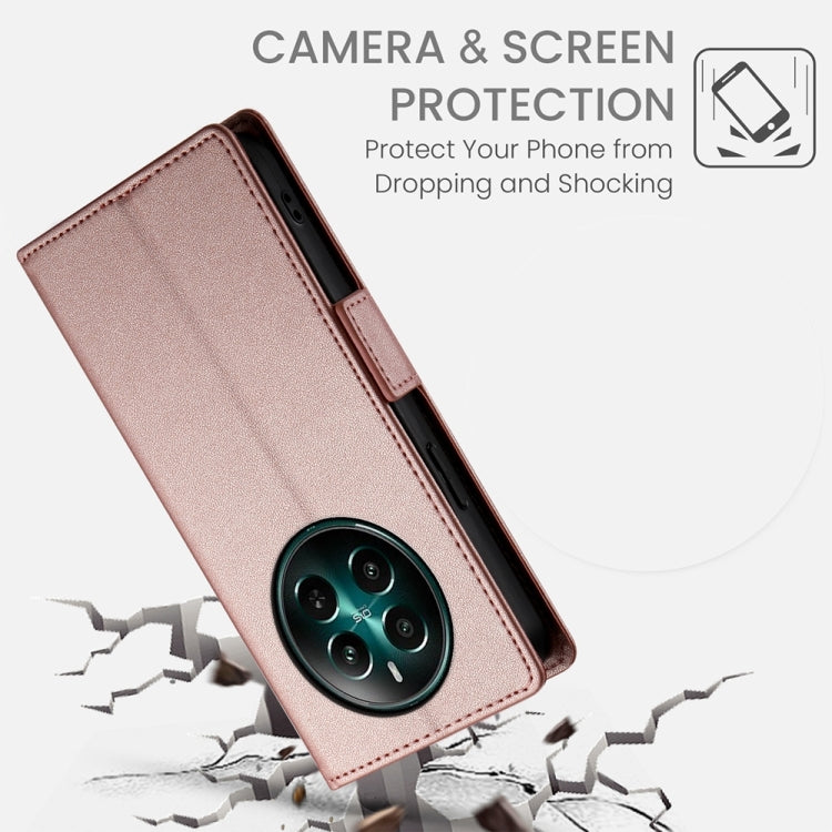 For Realme 12+ / Narzo 70 Pro Side Buckle Magnetic Frosted Leather Phone Case