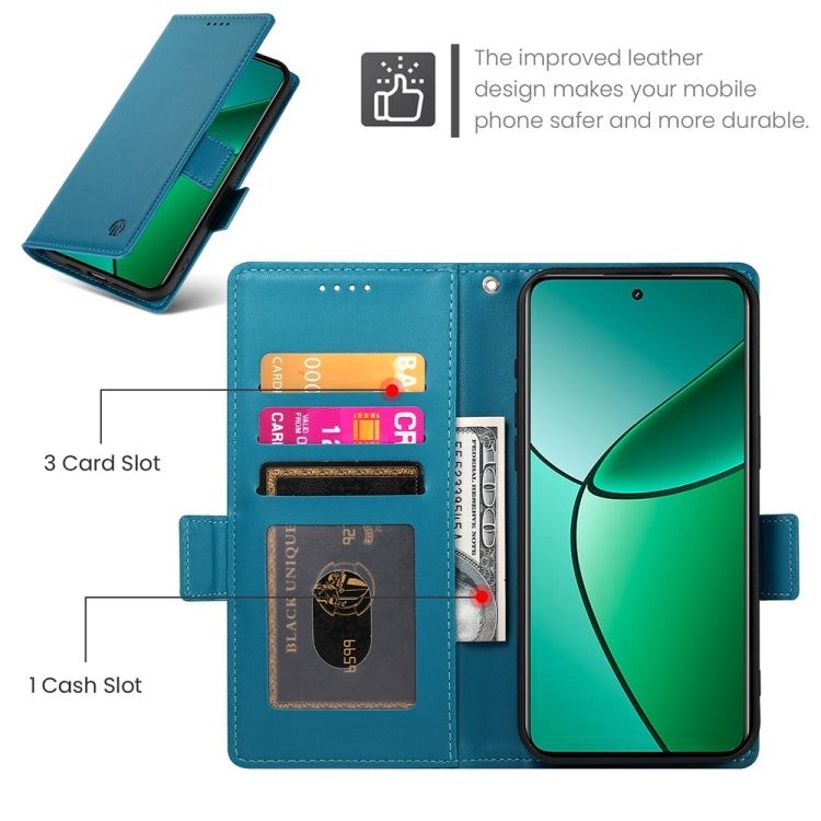 For Realme 12+ / Narzo 70 Pro Side Buckle Magnetic Frosted Leather Phone Case
