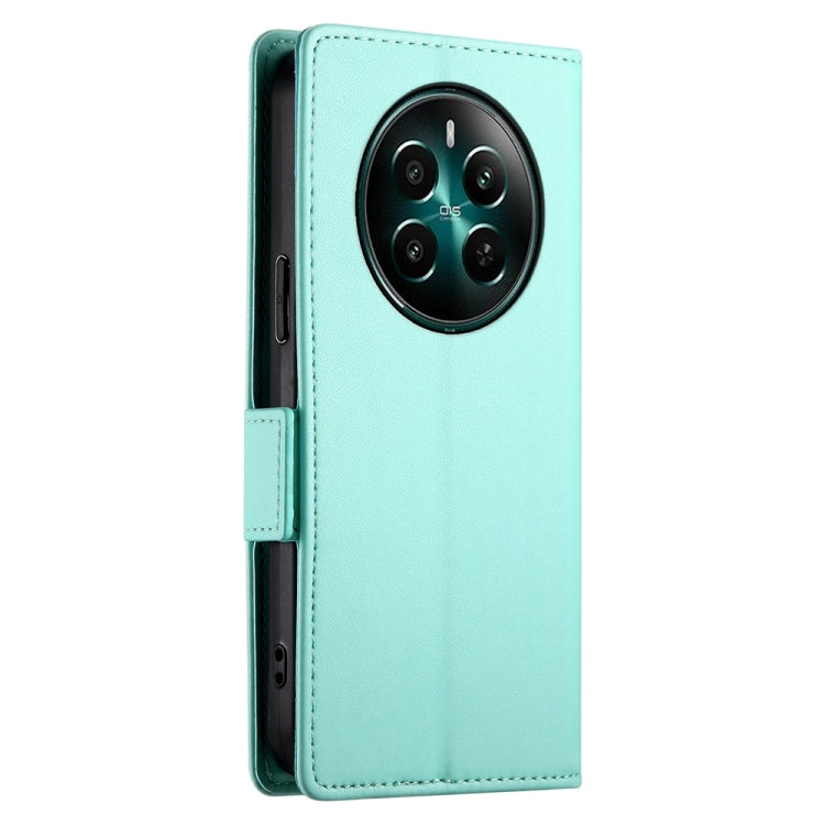 For Realme 12+ / Narzo 70 Pro Side Buckle Magnetic Frosted Leather Phone Case