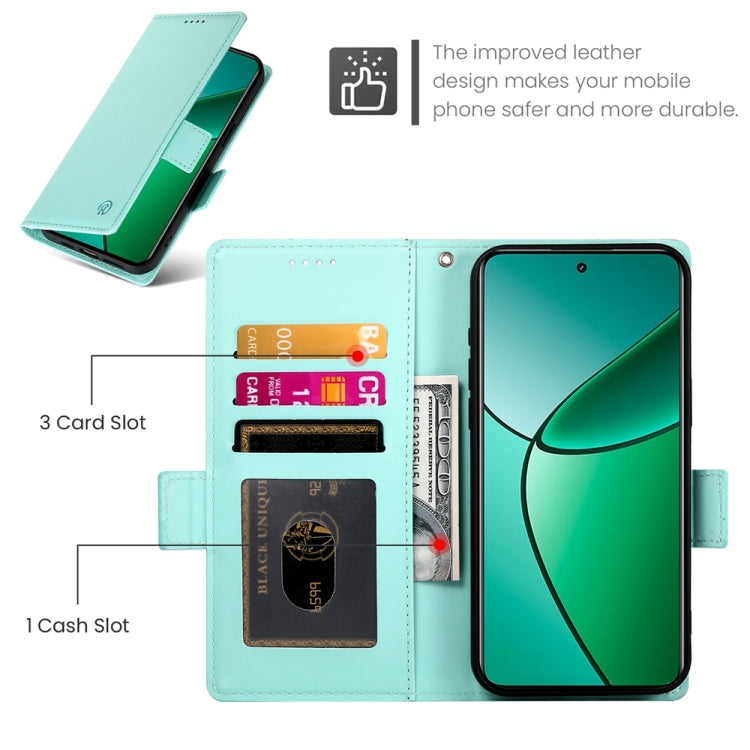 For Realme 12+ / Narzo 70 Pro Side Buckle Magnetic Frosted Leather Phone Case