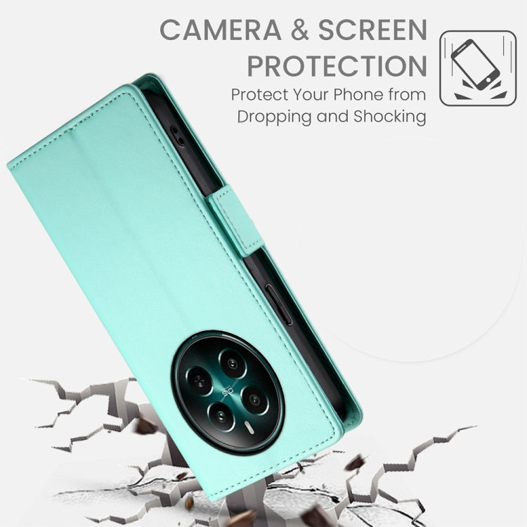 For Realme 12+ / Narzo 70 Pro Side Buckle Magnetic Frosted Leather Phone Case