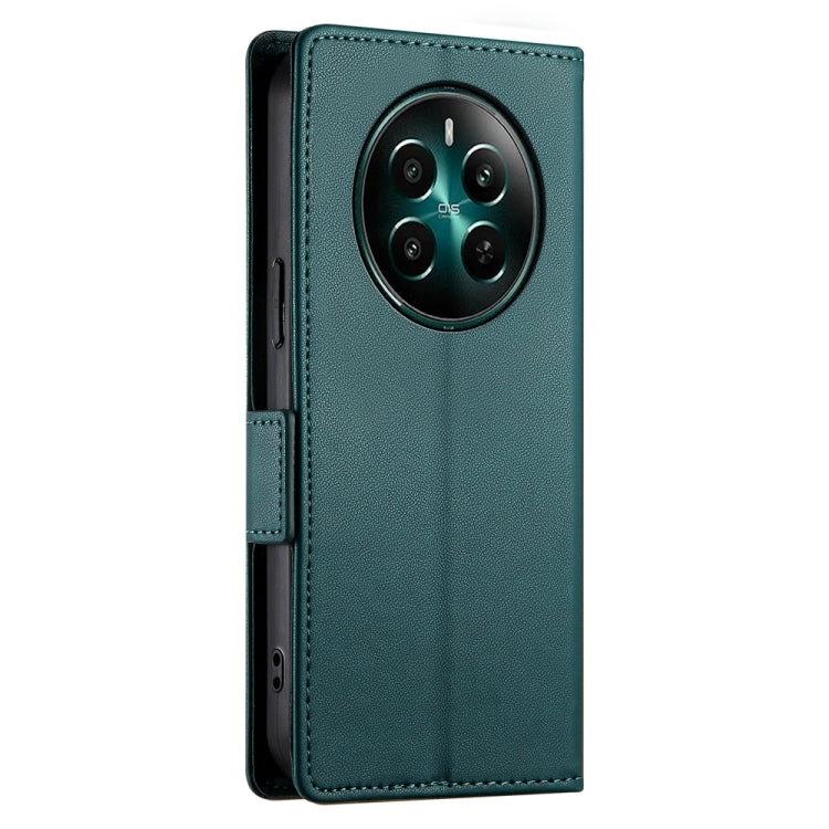 For Realme 12+ / Narzo 70 Pro Side Buckle Magnetic Frosted Leather Phone Case