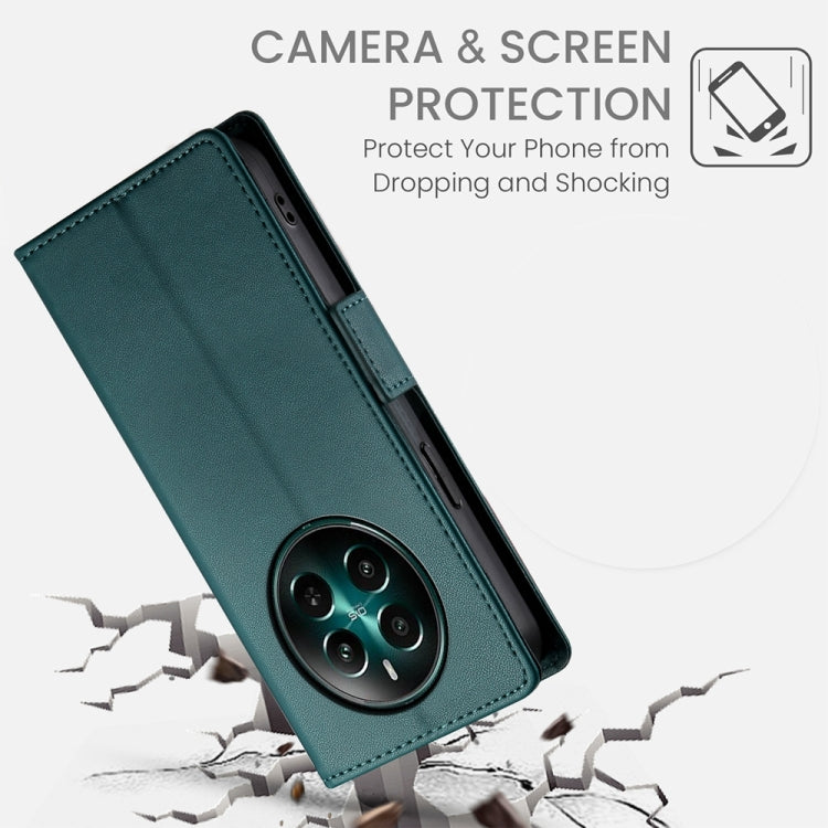 For Realme 12+ / Narzo 70 Pro Side Buckle Magnetic Frosted Leather Phone Case