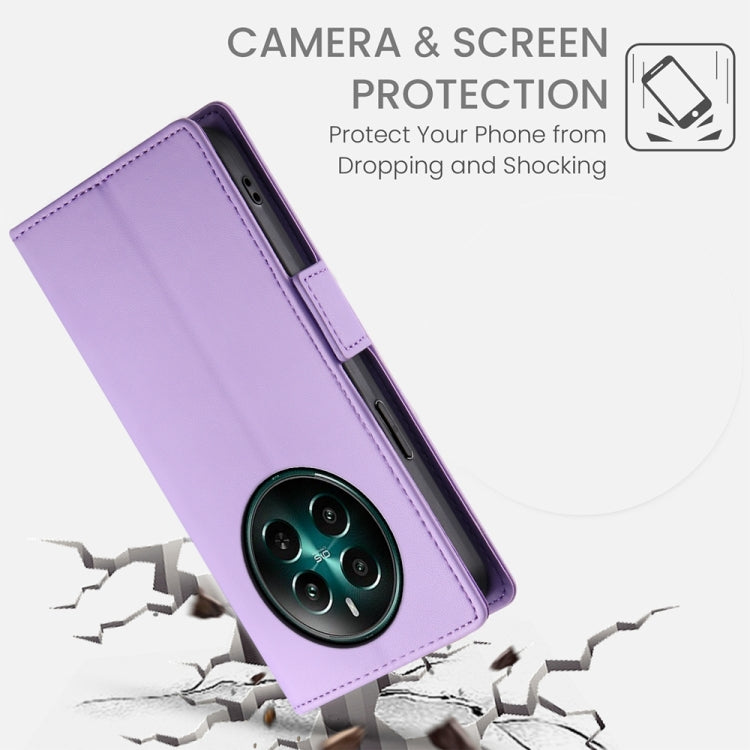 For Realme 12+ / Narzo 70 Pro Side Buckle Magnetic Frosted Leather Phone Case