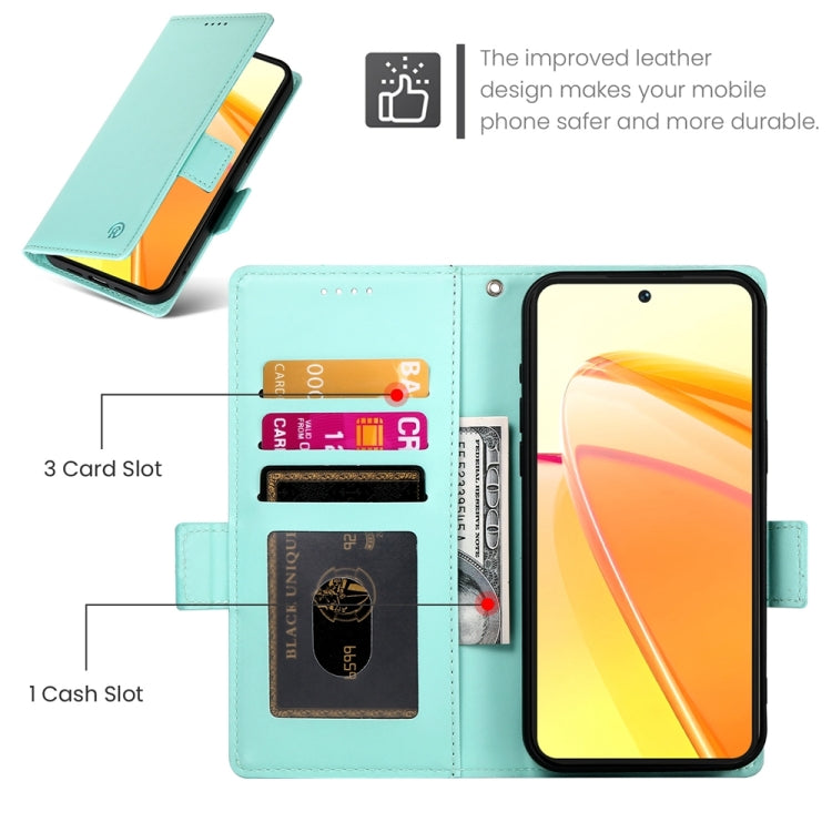 For Realme C55 4G / Narzo N55 Side Buckle Magnetic Frosted Leather Phone Case