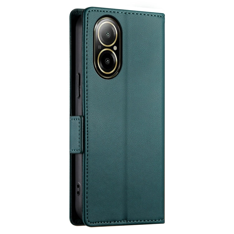 For Realme C67 4G Global Side Buckle Magnetic Frosted Leather Phone Case