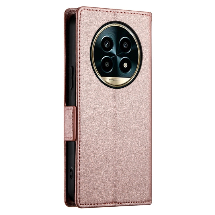 For Realme 13 Pro / 13 Pro+ Global Side Buckle Magnetic Frosted Leather Phone Case