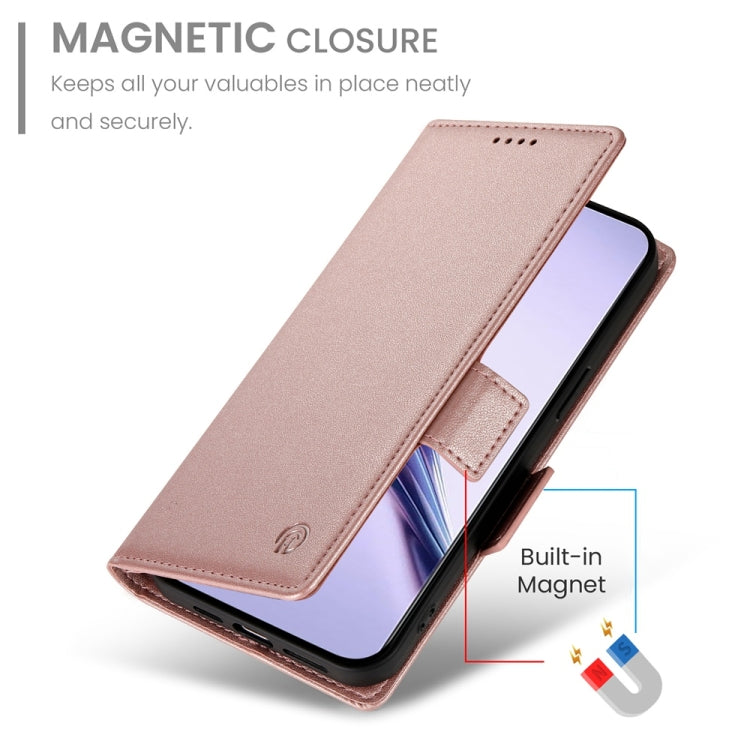 For Realme 13 Pro / 13 Pro+ Global Side Buckle Magnetic Frosted Leather Phone Case