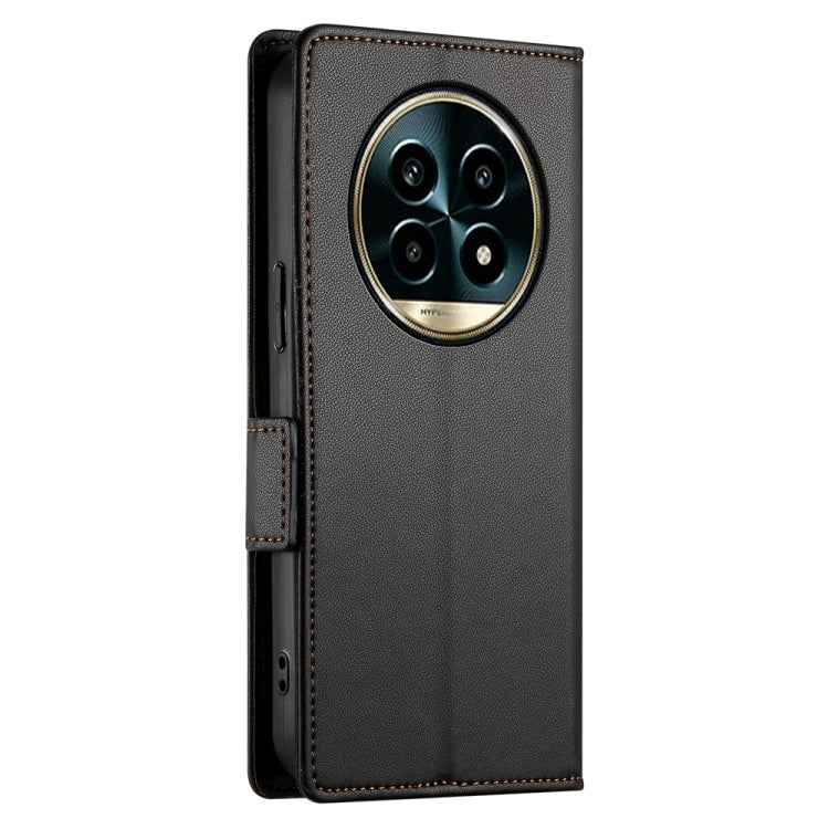 For Realme 13 Pro / 13 Pro+ Global Side Buckle Magnetic Frosted Leather Phone Case