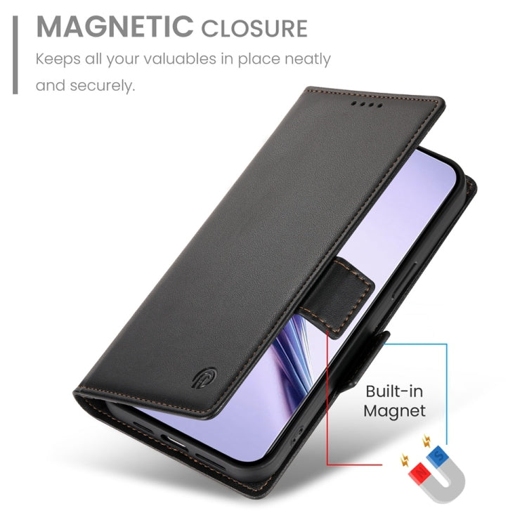 For Realme 13 Pro / 13 Pro+ Global Side Buckle Magnetic Frosted Leather Phone Case