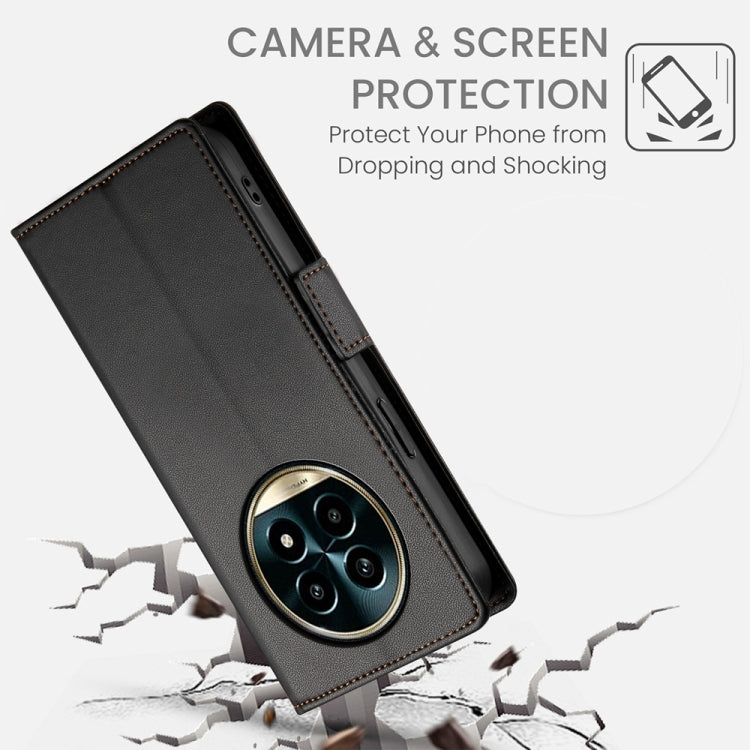 For Realme 13 Pro / 13 Pro+ Global Side Buckle Magnetic Frosted Leather Phone Case