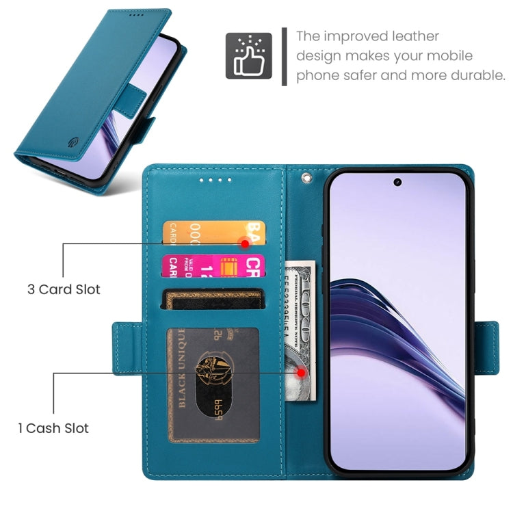 For Realme 13 Pro / 13 Pro+ Global Side Buckle Magnetic Frosted Leather Phone Case