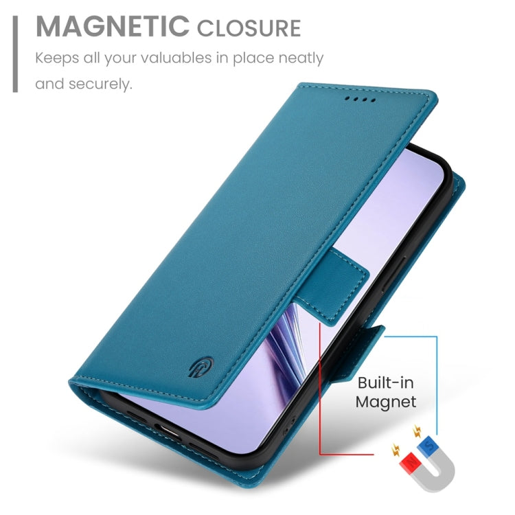 For Realme 13 Pro / 13 Pro+ Global Side Buckle Magnetic Frosted Leather Phone Case