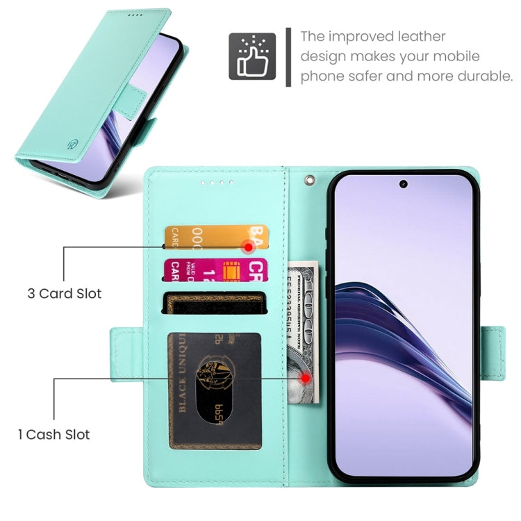 For Realme 13 Pro / 13 Pro+ Global Side Buckle Magnetic Frosted Leather Phone Case