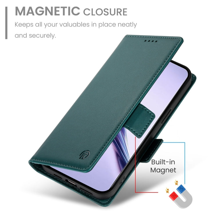 For Realme 13 Pro / 13 Pro+ Global Side Buckle Magnetic Frosted Leather Phone Case