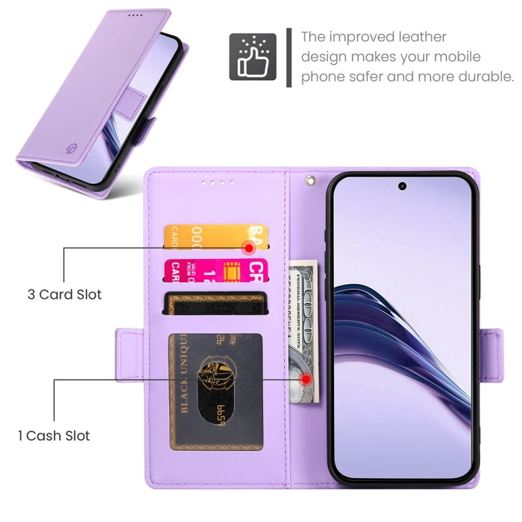 For Realme 13 Pro / 13 Pro+ Global Side Buckle Magnetic Frosted Leather Phone Case