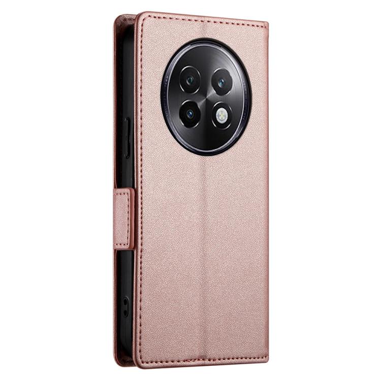 For Realme 13+ Side Buckle Magnetic Frosted Leather Phone Case