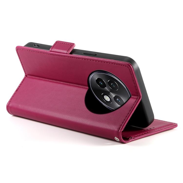For Realme 13+ Side Buckle Magnetic Frosted Leather Phone Case