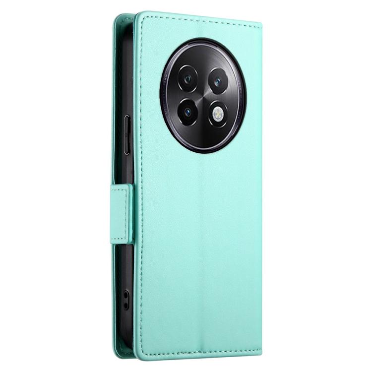 For Realme 13+ Side Buckle Magnetic Frosted Leather Phone Case