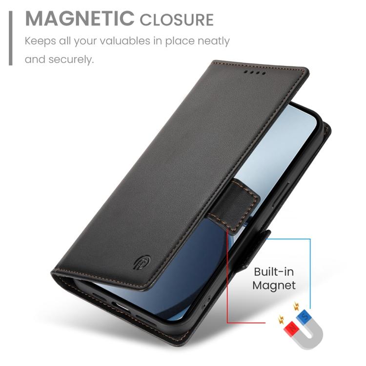 For Realme C75 / Realme 14x Side Buckle Magnetic Frosted Leather Phone Case