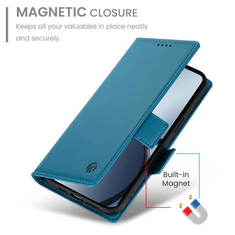 For Realme C75 / Realme 14x Side Buckle Magnetic Frosted Leather Phone Case