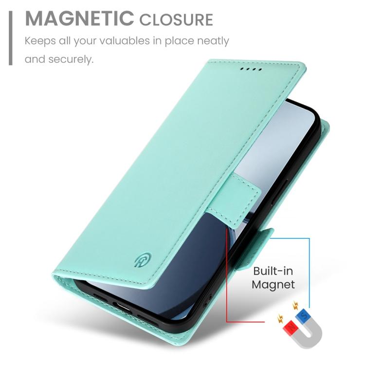 For Realme C75 / Realme 14x Side Buckle Magnetic Frosted Leather Phone Case