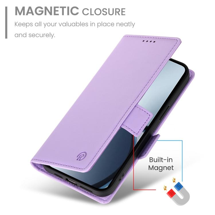 For Realme C75 / Realme 14x Side Buckle Magnetic Frosted Leather Phone Case