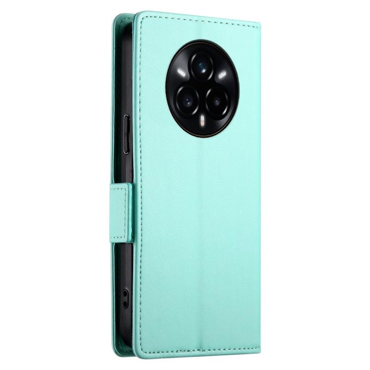 For Realme 14 Pro Side Buckle Magnetic Frosted Leather Phone Case