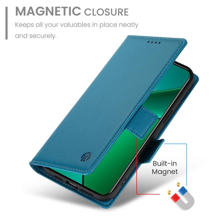 For Realme 14 / Realme P3 5G Side Buckle Magnetic Frosted Leather Phone Case