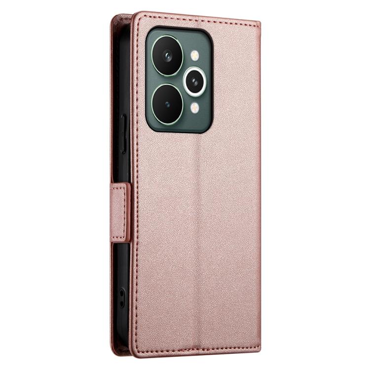 For Realme 15 5G / Realme 15 Pro 5G Side Buckle Magnetic Frosted Leather Phone Case