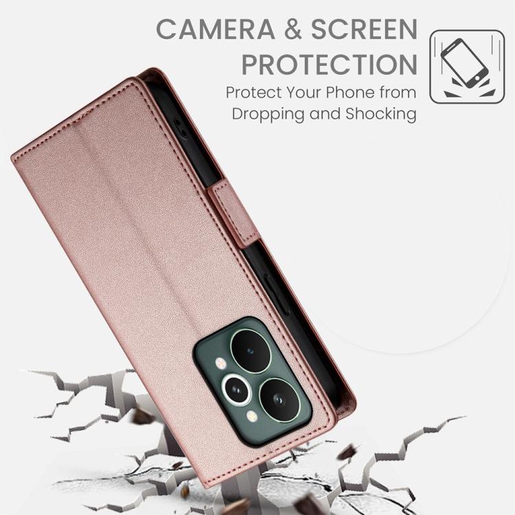 For Realme 15 5G / Realme 15 Pro 5G Side Buckle Magnetic Frosted Leather Phone Case