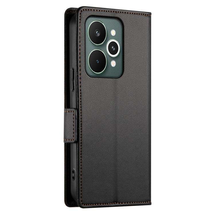 For Realme 15 5G / Realme 15 Pro 5G Side Buckle Magnetic Frosted Leather Phone Case