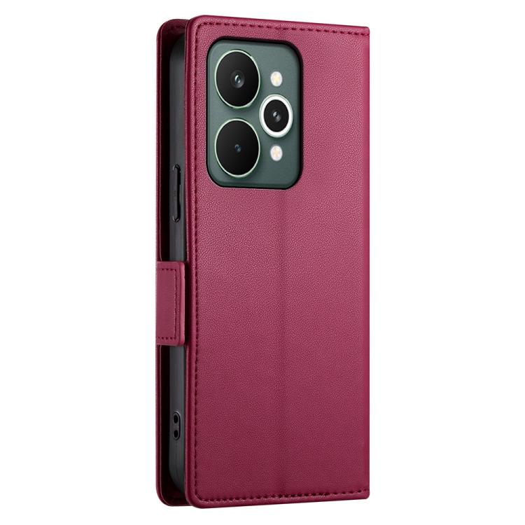 For Realme 15 5G / Realme 15 Pro 5G Side Buckle Magnetic Frosted Leather Phone Case