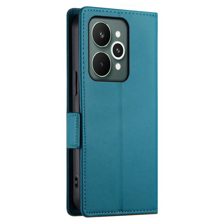 For Realme 15 5G / Realme 15 Pro 5G Side Buckle Magnetic Frosted Leather Phone Case
