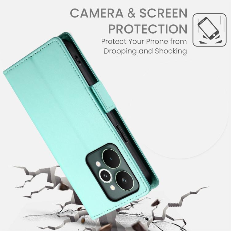 For Realme 15 5G / Realme 15 Pro 5G Side Buckle Magnetic Frosted Leather Phone Case