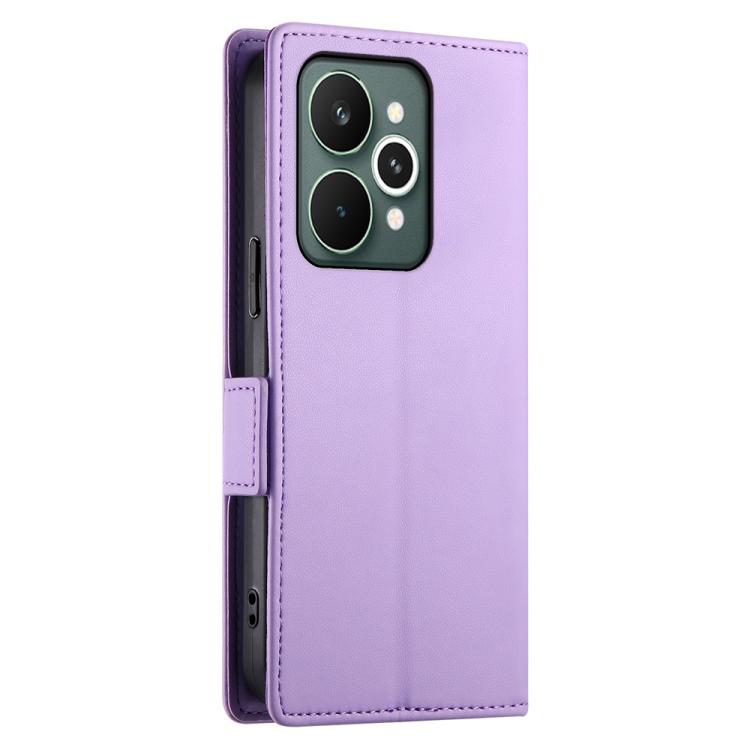 For Realme 15 5G / Realme 15 Pro 5G Side Buckle Magnetic Frosted Leather Phone Case