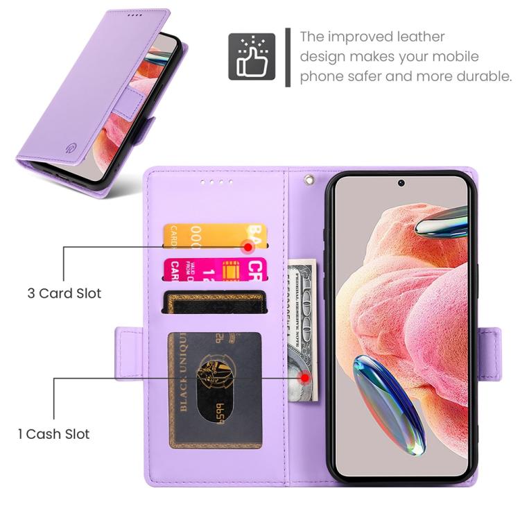 For Realme 15 5G / Realme 15 Pro 5G Side Buckle Magnetic Frosted Leather Phone Case