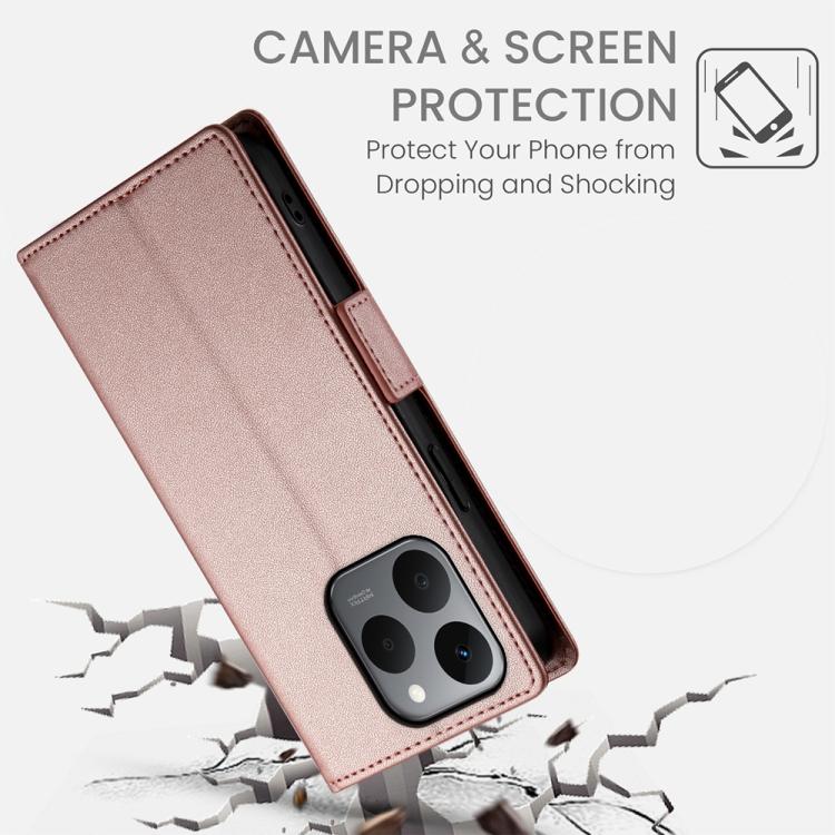 For Realme 15T 5G Side Buckle Magnetic Frosted Leather Phone Case